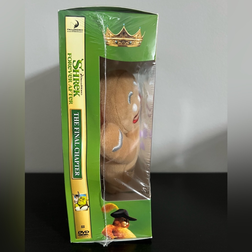TY Beanie Baby MWMT with Dreamworks Shrek Forever After DVD - Picture 3 of 5